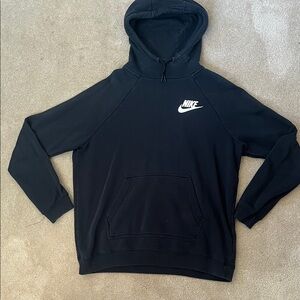 Nike Men's Black Pullover Hoodie